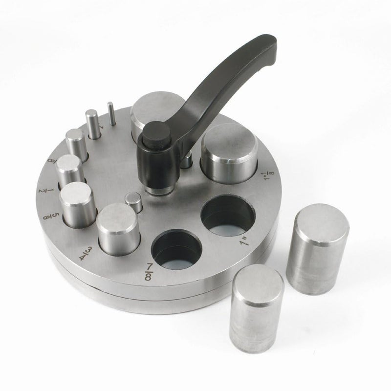 SFC TOOLS Disc Cutter - Circle - 10 Punches - Rubber Base - for Jewelry Making - SFC Tools 28-590 - Image 2